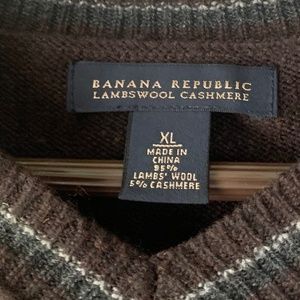 Banana Republic Lambswool Cashmere Sweater Size XL